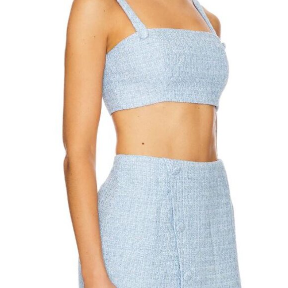 x REVOLVE Tweed Set- M Top L Bottom - Picture 3 of 3